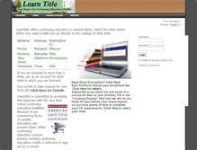 Tablet Screenshot of learntitle.net